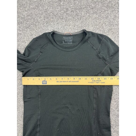 Patagonia Shirt Womens XS Black Thermal Weight Capilene Baselayer Long Sleeve - Picture 4 of 6